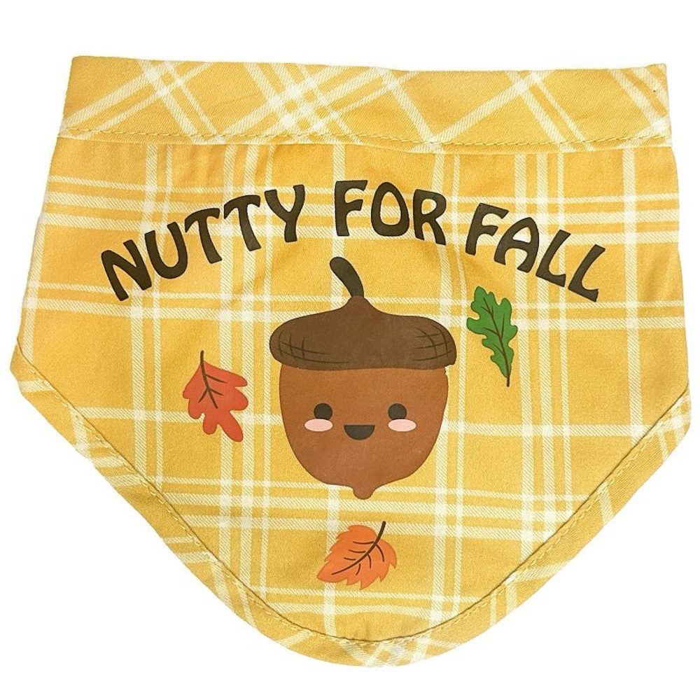 Woof “Nutty For Fall” Pet Bandana